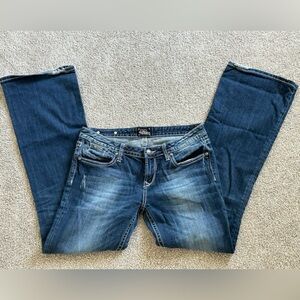 Dark Blue Denim Jeans